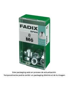 Tuerca Ciega Cinc M6 Caja 8 Unidades FADIX