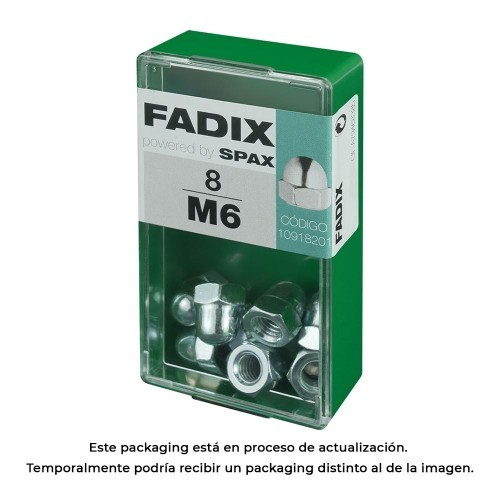 Tuerca Ciega Cinc M6 Caja 8 Unidades FADIX Tuerca Ciega Cinc M6 Caja 8 Unidades FADIX