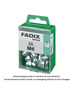 Tuerca Ciega Acero Cincado M6 Caja 50 Unidades FADIX