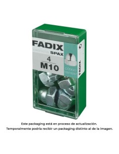 Tuerca Ciega Acero Cincado M10 Caja 4 Unidades FADIX