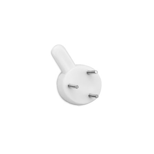 Colgador Cuadros Acero Soporta3kg Blanco 6Unidades INOFIX