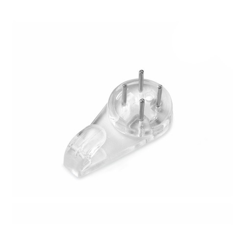 Colgador Para Cuadros Plástico Transparente Soporta5kg Blister4Unidades Inofix