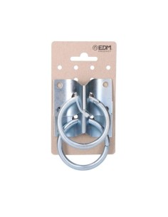 Placa Para Aparcar Perros Con Anilla Acero Cromado 70x5mm EDM