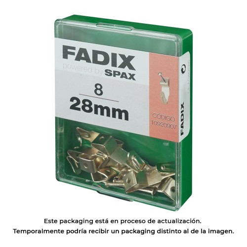 Colgador Cuadros Metal 28mm 8 Unidades FADIX