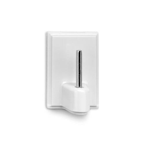 Colgador Adhesivo Plástico Para Visillos Blanco 4 Unidades INOFIX