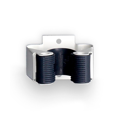 Colgador Escobas Adhesivo Blanco 2 Unidades INOFIX