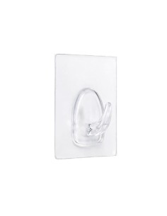 Colgador Adhesivo Reutilizable 60x47mm Transparente Inofix