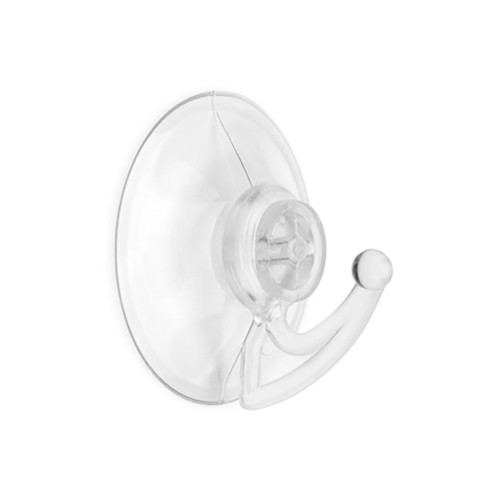 Colgador Ventosa Plástico 42mm Transparente Blister 4 Unidades INOFIX