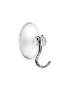 Colgador Ventosa 35mm Cromado Blister 4Unidades Inofix