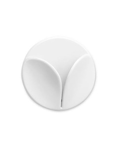 Colgador Adhesivo Cocina Plástico 2Unidades Blanco INOFIX