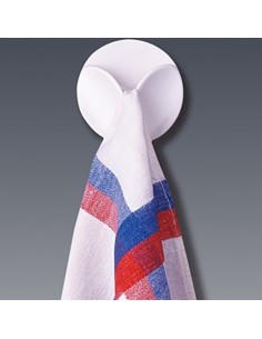 Colgador Adhesivo Cocina Plástico 2Unidades Blanco INOFIX 2