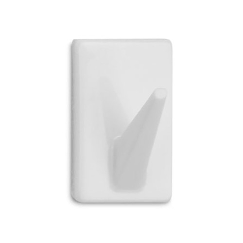 Colgador Adhesivo Plástico Blanco 4 Unidades INOFIX