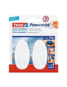 Cinta Adhesiva Doble Cara Soporte2Kg Ovalado Blanco TESA