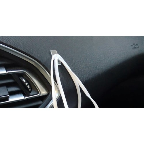 Gancho Adhesivo Transparente 12 Unidades INOFIX