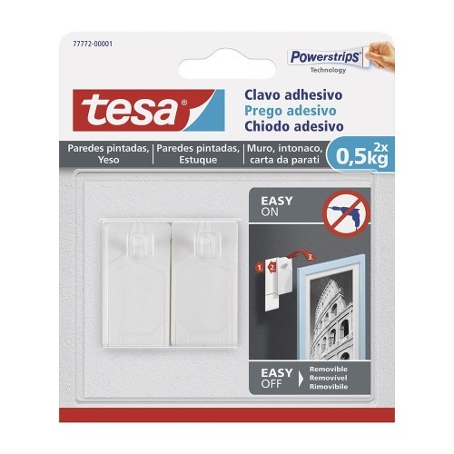 Clavo Adhesivo 0.5kg Para Pared Pintada Y Yeso TESA