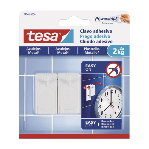 Clavo Adhesivo Para Azulejos y Metal Soporta2Kg TESA