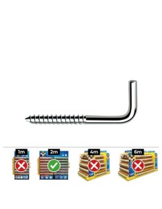 Alcayata Zincada 2.1x25mm Caja 500 Unidades CELO