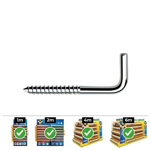 Alcayata Zincada 3x50mm Caja 250 Unidades CELO