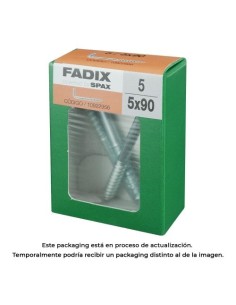 Alcayata Roscada Cinc 5x90mm Caja 5 Unidades FADIX