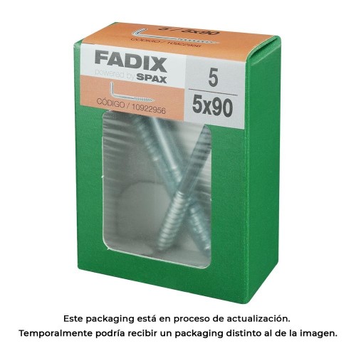 Alcayata Roscada Cinc 5x90mm Caja 5 Unidades FADIX