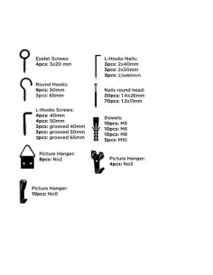 Surtido Accesorios Para Cuadros 198Unidades St Pl BLACK+DECKER 2