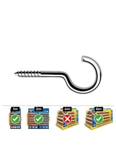 Hembrilla Acero Zincado 3.0x50mm 250 Unidades CELO