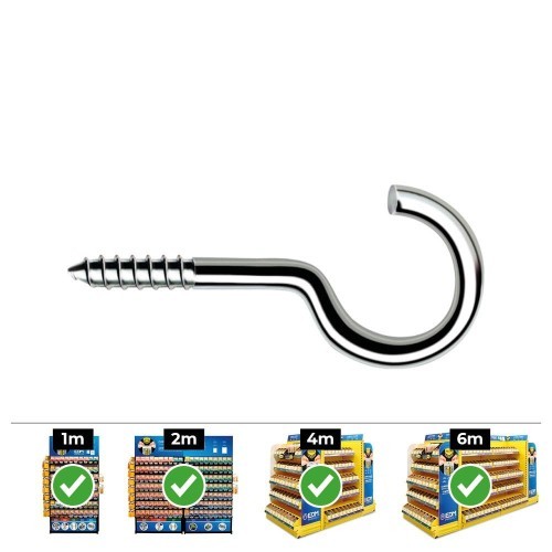 Hembrilla Zincada 4.0x60mm Caja 200 Unidades CELO