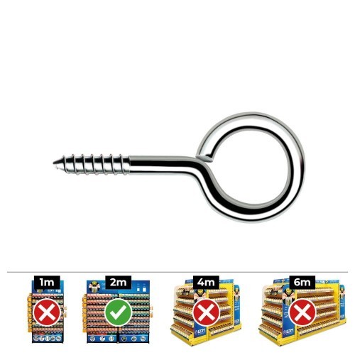 Hembrilla Cerrada Acero Zincado 2.1x25mm Caja 500 Unidades CELO