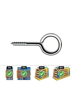 Hemdrilla Cerrada Acero Zincado 2.7x40mm 500 Unidades CELO