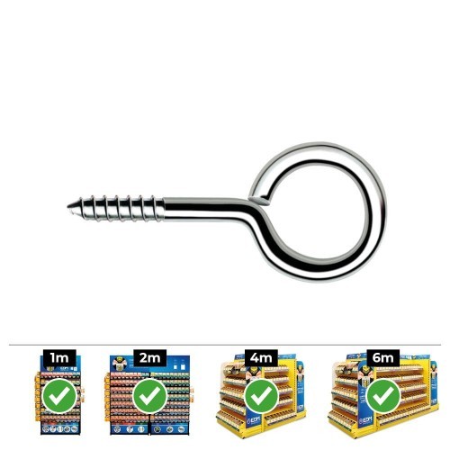 Hemdrilla Cerrada Acero Zincado 2.7x40mm 500 Unidades CELO