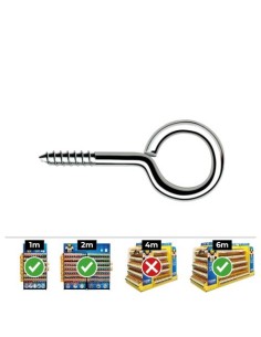 Hembrilla Cerrada Acero Zincado 3x50mm Caja 250 Unidades CELO