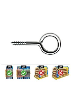 Hembrilla Cerrada Acero Zincado 4.0x50mm 250 Unidades CELO