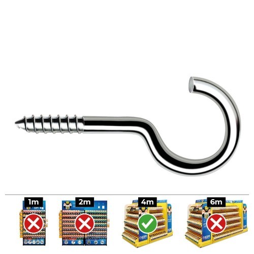 Hemrilla Metálica 4.5x90mm Zincado 200 Unidades CELO