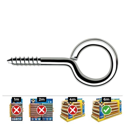 Hemrilla Cerrada Acero Zincado 3.0x40mm 500 Unidades CELO