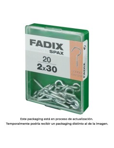 Hembrilla Abierta Cinc 2.0x30mm 20 Unidades FADIX