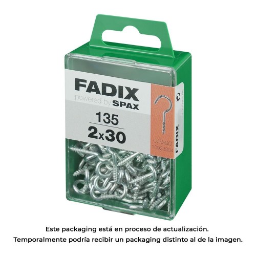 Hembrilla Abierta Zinc 2.0x30mm 135 Unidades FADIX