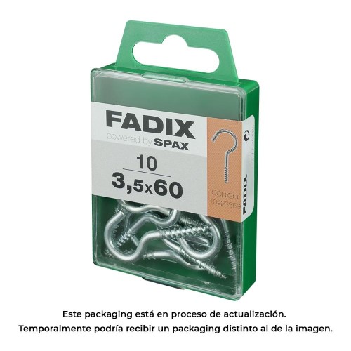Hemrilla Abierta Cinc 3.5x60mm 10 Unidades FADIX