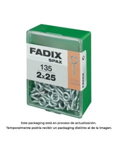 Hemrilla Cerrada Acero Zincado 2.0x25mm Caja 135 Unidades FADIX