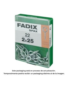 Hembrilla Cerrada Cinc 2.0x25mm Caja 22 Unidades FADIX