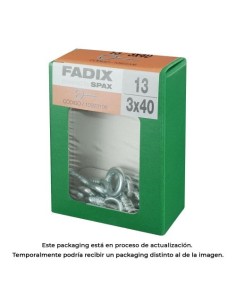 Hem brilla Cerrada Acero Cincado 3.0x40mm 13 Unidades FADIX