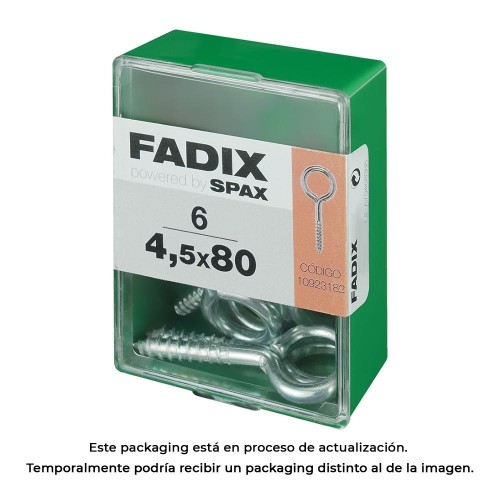 Hembrilla Cerrada Cinc 4.5x80mm 6 Unidades FADIX