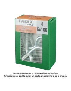 Hembrilla Cerrada Acero Cincado 5x100mm 5 Unidades FADIX