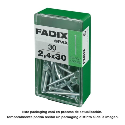 Clavo Acero 2.4x30mm 30 Unidades FADIX