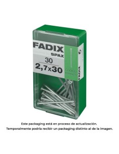 Clavo Acero 2.7x30mm 30 Unidades FADIX