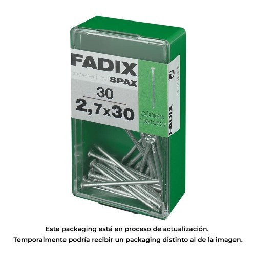 Clavo Acero 2.7x30mm 30 Unidades FADIX Clavo Acero 2.7x30mm 30 Unidades FADIX