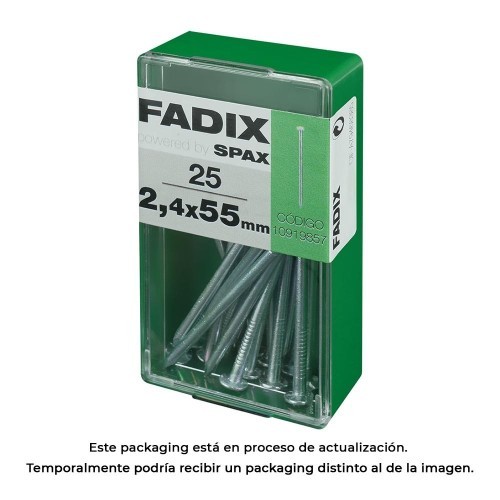 Clavo Acero 2.4x55mm 25 Unidades FADIX Clavo Acero 2.4x55mm 25 Unidades FADIX