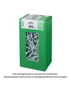 Clavo Acero 2.7x60mm 200 Unidades FADIX