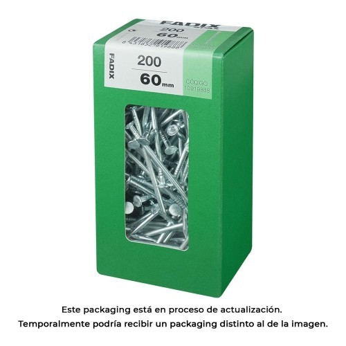 Clavo Acero 2.7x60mm 200 Unidades FADIX