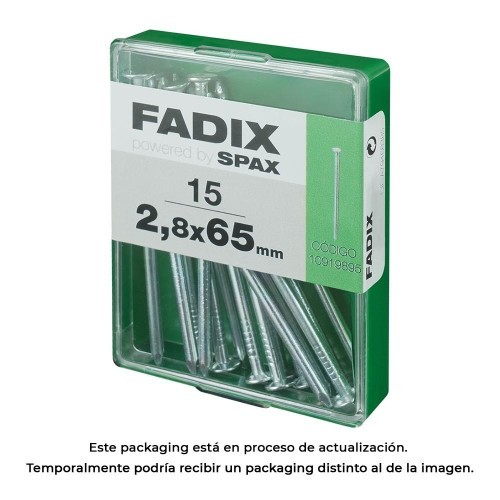 Clavo Acero 2.7x65mm 15 Unidades FADIX Clavo Acero 2.7x65mm 15 Unidades FADIX