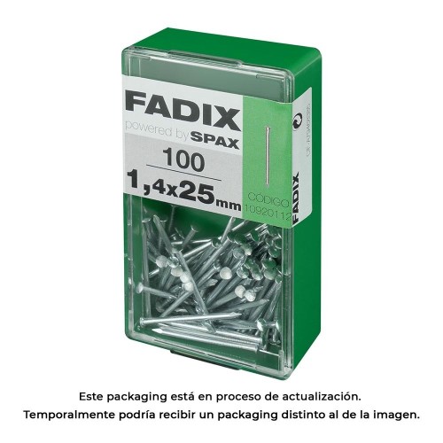Clavo Acero 1.4x25mm 100 Unidades FADIX